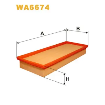 Filtru aer WIX FILTERS WA6674