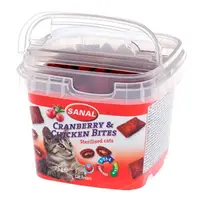 Sanal Cat Cranberry and Chicken Bites Cup 75 g 75g