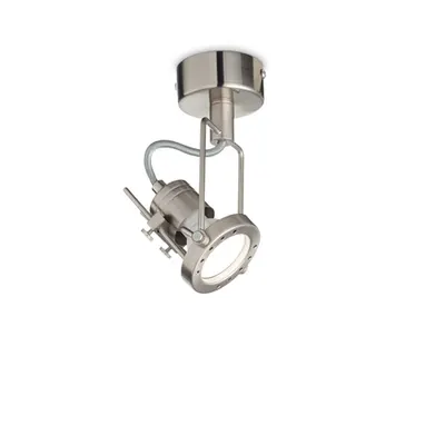 Corp de iluminat cu montaj pe tavan, plafoniera SLIDE PL1 NICKEL