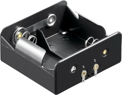 Suport baterii 2x D R20 cu Terminal de lipire Goobay 11033