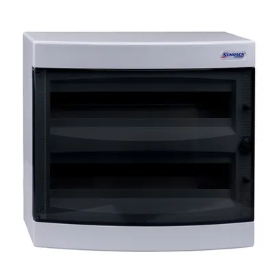 Dulap distrib. montaj apl, 2 randuri, 36UH, usa transp.