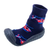 Pantofi casa copii Chicco Morbidotti, bleumarin cu model, 64721-63P
