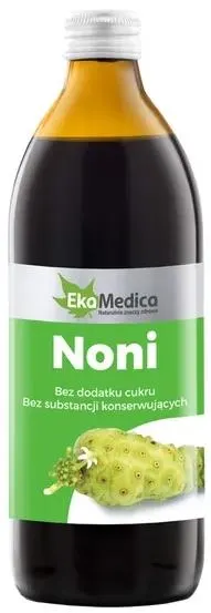 Suc de noni cu vitamina C naturală, 500 ml, EkaMedica