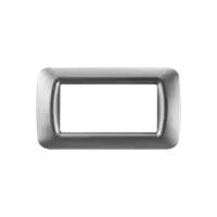 Placa ornament TOP SYSTEM - tehnopolimer gloss finish - 4 module- METALLIC TITANIUM - SYSTEM
