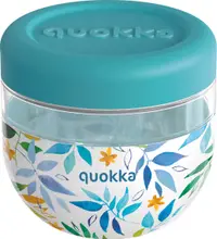 Borcan de alimente Quokka Bubble - Watercolor Leaves, 770 ml