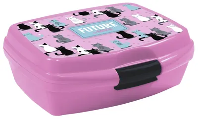 Cutie pentru mâncare BackUp Future - Pink Cats