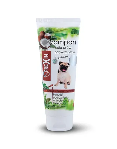 FREXIN Sampon pentru cainii cu pielea sensibila, cu ceai verde si ulei de cocos, 220 g