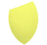Burete Profesional Lacrima pentru Machiaj, Perfect Blending Cut Teardrop, Lemon