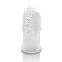 Periuta de dinti din silicon pentru folosire pe deget 79249, 2 bucati, Reer