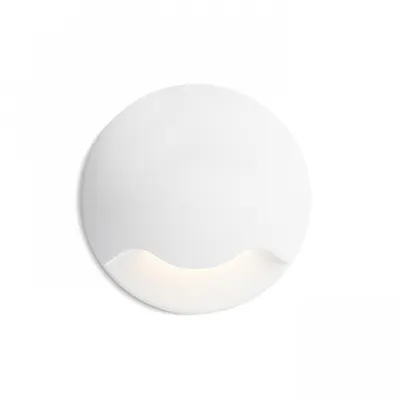 KICK I corp de iluminat incastrat alb 230V LED 3W IP54 3000K