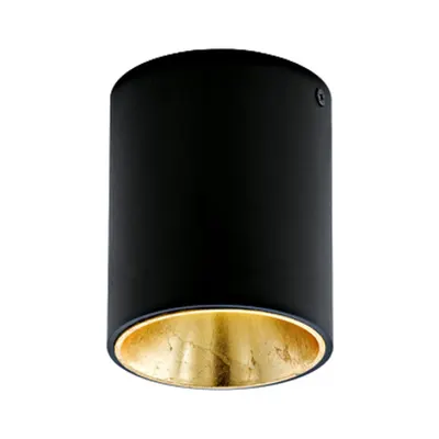 Polasso round 3,3W 3000K black gold