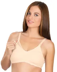 Sutien pentru alăptare BabyJem- Feeding Bra, mărimea 105, bej