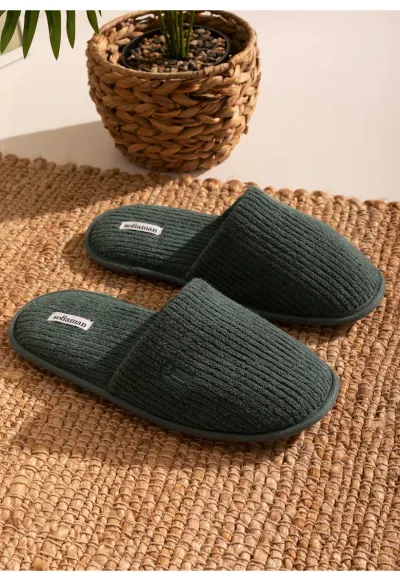 Papuci Barbati Casa/Baie Bumbac ZENTO - Verde