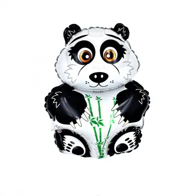 Balon zoo pentru copii Panda alb