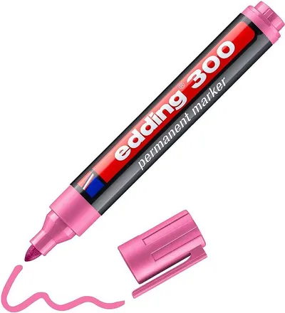 Marker permanent Edding 300 - roz