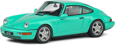 Model de colecție SOLIDO Modern: Mașini - Porsche 964 RS Clubsport (Green) (1994)
