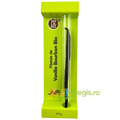 Pastaie de Vanilie Bourbon Ecologica/Bio 2g