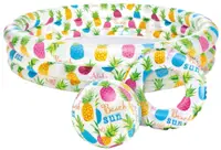 Set gonflabil pentru copii Intex - Pineapple/Fishbowl, 132 x 28 cm