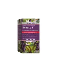 Formula pentru par piele si unghii cu colagen keratina si elastina ResVitále Beauty 3, 90 capsule, GNC