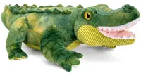 Jucarie ecologica de plus Keel Toys Keeleco - Crocodil, 52 cm