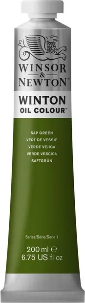 Winsor & Newton Winton Vopsea de ulei - Sap Grun, 200 ml