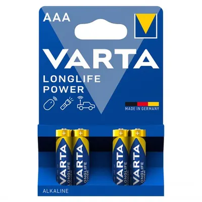 Baterii AAA R3, blister 4 Buc. Varta