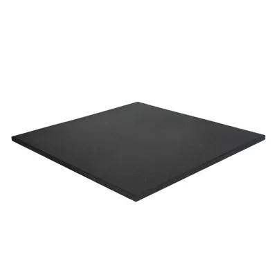 Gresie sport 100x100cm 30mm - Granulație fină - Negru