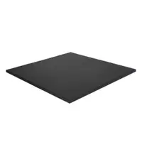 Gresie sport 100x100cm 30mm - Granulație fină - Negru