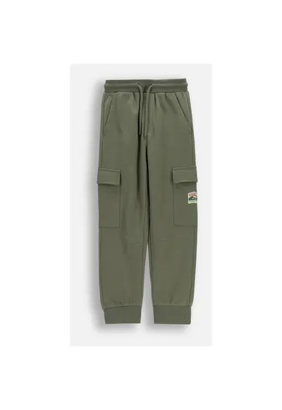 Pantaloni de trening copii - slim fit - verde