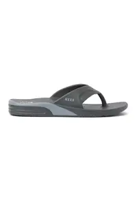 Papuci flip-flop cu detaliu cu logo Fanning - Gri