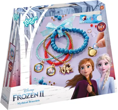 Set creativ Totum - Faceți brățări mitice, Frozen II