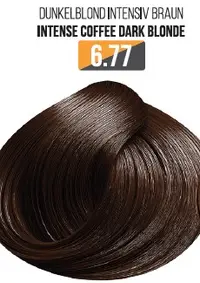 Vopsea Profesionala Fara Amoniac EVOQUE USA, Nuanta 6.77 INTENSE COFFEE DARK BLONDE - Cu Ulei de Argan si 12 Aminoacizi, 100 ml - Evoque