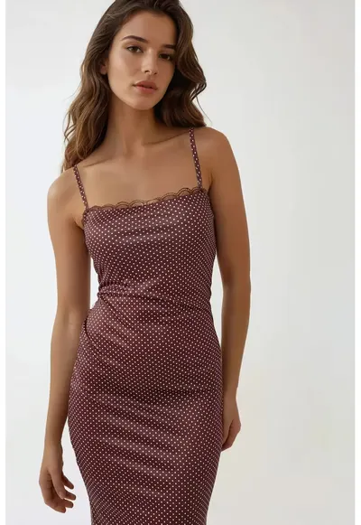 Rochie jerseu - maro