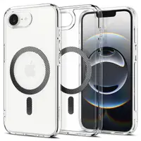 Husa MagSafe pentru Apple iPhone 17e / 16e, Spigen, Ultra Hybrid Carbon, Transparenta ACS09140
