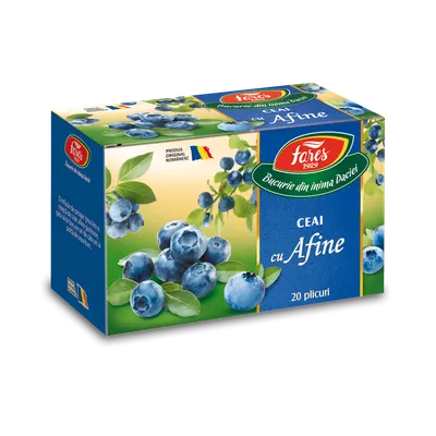 Ceai cu afine, 20 plicuri, Fares