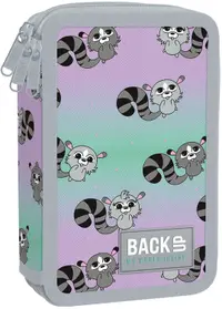 Penar cu rechizite BackUp EW BackUp EW - Raccoons, 3 fermoare