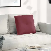 vidaXL Perna pentru spate Roșu Vin 50 x 19 x 45 cm țesătură