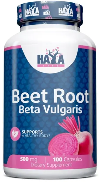 Beet root Beta Vulgaris, 500 mg, 100 capsule, Haya Labs
