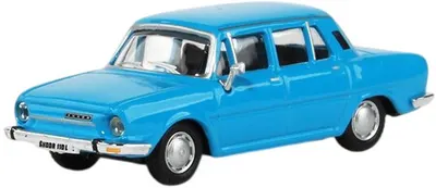 Model de colecție Abrex Modern: Mașini - Skoda 110L (1973) - Light Blue