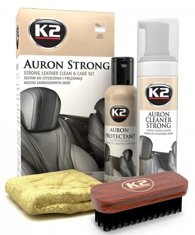 K2 Auron Strong Set - întreținere completă tapițerie piele