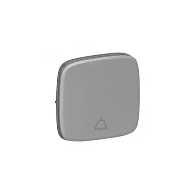 Capac Valena Allure - changeover push-button cu simbol - aluminiu
