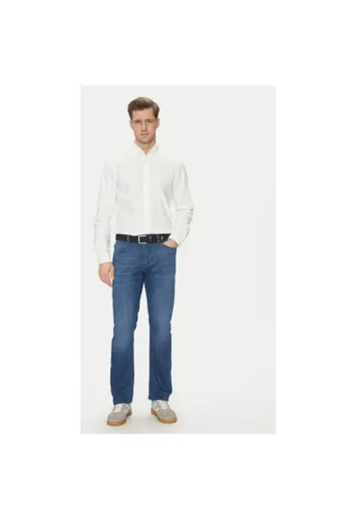 Camasa barbati Joop Jeans - 10018044 30046460 - Bumbac - Alb - Alb