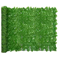 Gossi paravan de balcon, frunze verzi, 500x150 cm