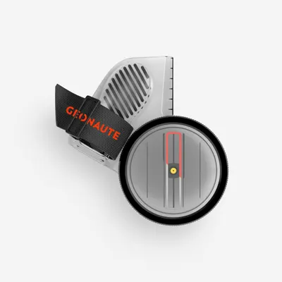 Busolă pentru degetul mare stâng Racer 900 cursă orientare Negru
