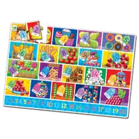 Puzzle 50 piese - Jumbo Floor - Numbers
