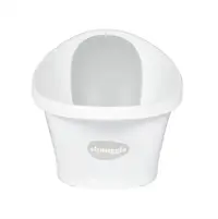 Cadă pentru baie bebeluși Shnuggle, 60 cm, White-Grey Banana