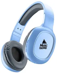 Căști wireless cu microfon Cellularline - Music Sound Basic, albastre