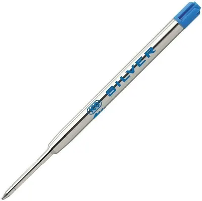 Reincarcare pentru stilou cu bila Ico Silver - 0,8 mm, albastru