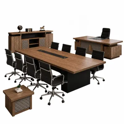 Set complet de mobilier pentru birou, design premium - gama Imperium & Majestic