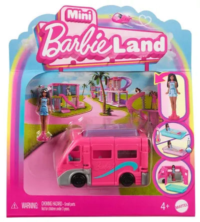 Set joc Barbie Mini BarbieLand - Vehicul cu păpușă, sortiment